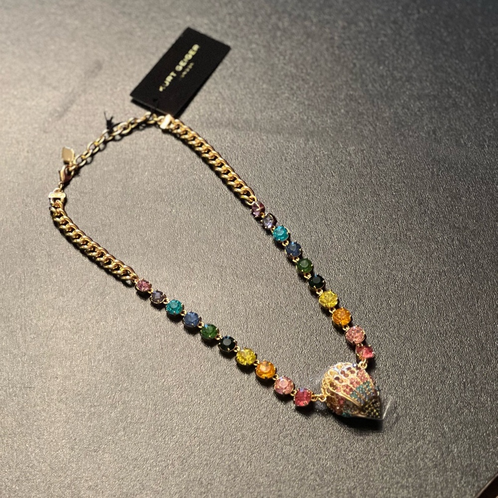 Kurt Geiger Multicolored Jeweled Necklace